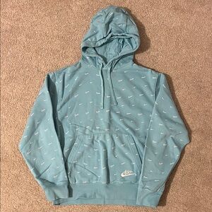 Nike Men's Blue Hoodie Sweater